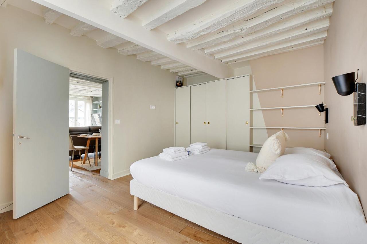 Chic Apartment -1Br-4P- Haut Marais - Republique Paris Exteriör bild
