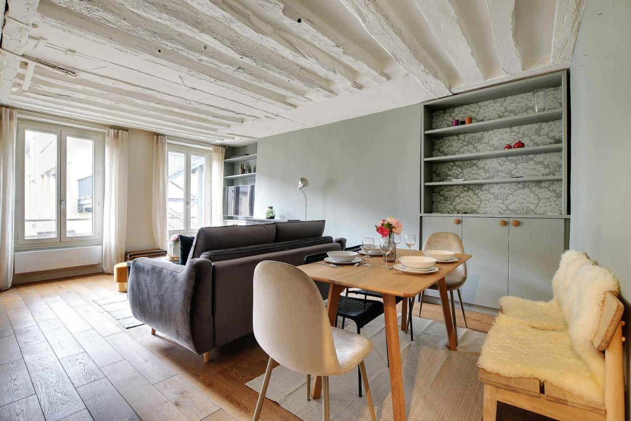 Chic Apartment -1Br-4P- Haut Marais - Republique Paris Exteriör bild