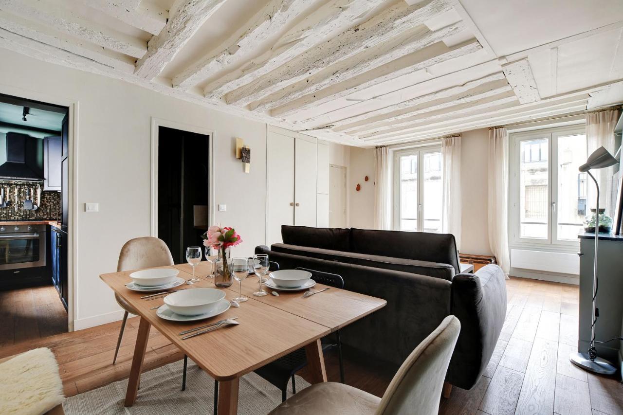 Chic Apartment -1Br-4P- Haut Marais - Republique Paris Exteriör bild