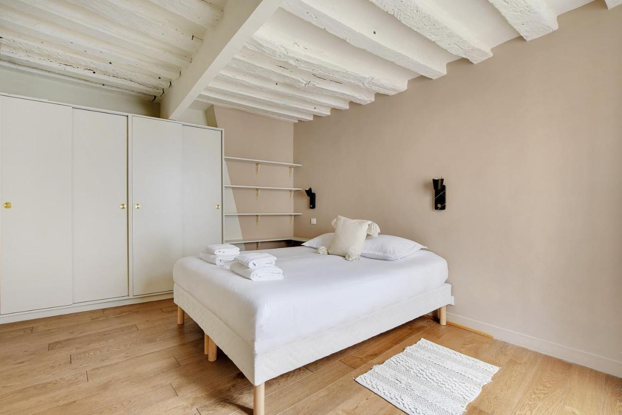 Chic Apartment -1Br-4P- Haut Marais - Republique Paris Exteriör bild