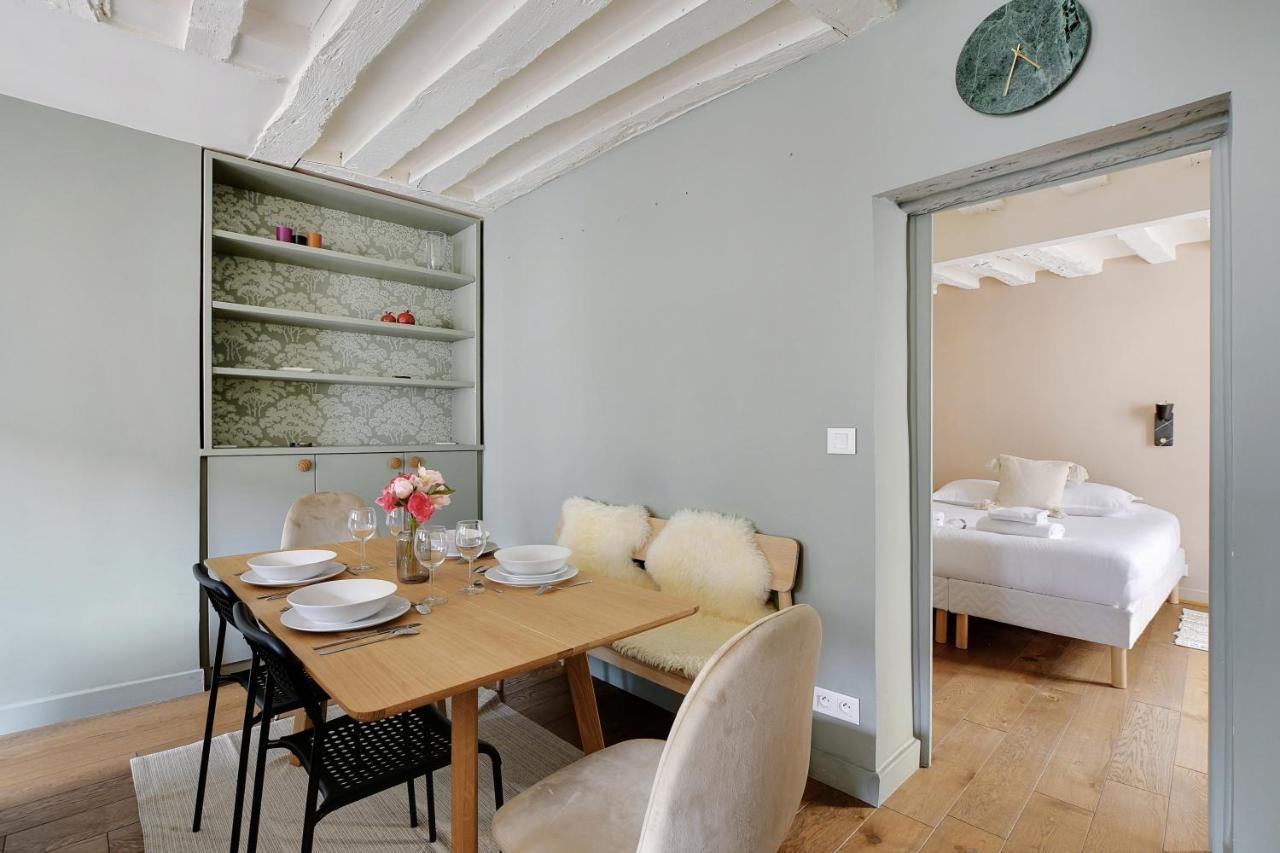Chic Apartment -1Br-4P- Haut Marais - Republique Paris Exteriör bild