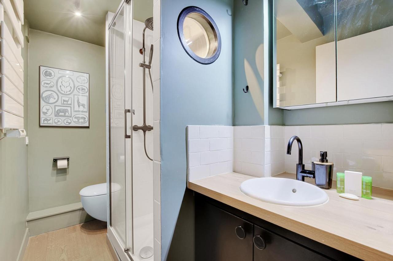 Chic Apartment -1Br-4P- Haut Marais - Republique Paris Exteriör bild